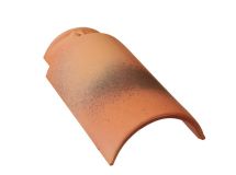 Faitière / aretier à emboitement de 33 fériane/gallo-romane/système stop terre cuite silvacane xahara - long. 40,3 cm x larg. 22,5 cm