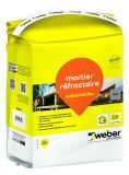 Mortier de réfractaire LSN WEBERCEL FEU gris sac de 5kg