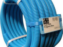 Tube PER bleu pregainé - Ø16 - 25 M VRAC ETIQUETE