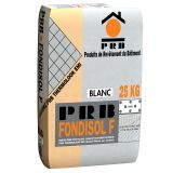 Mortier fibré FONDISOL F blanc sac de 25kg