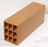 Brique en terre cuite - long. 50cm x haut. 15cm x ep. 20 cm