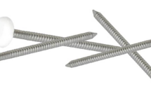 CLOU INOX EMBOUT PLASTIQUE LONGUEUR 65MM BLANC - CI65B