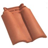 Tuile double bourrelet terre cuite Méridionale Pastel - long. 43 cm