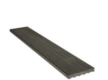 Planche de finition composite pour terrasse gris anthracite 23 x 180 x 4000 mm
