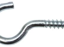 CROCHET A VISSER ZINGUE 4,1 X 80 mm - P/4