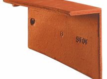 Tuile à douille terre cuite H10 Ardoisé - long. 45,6 cm x larg. 29,7 cm