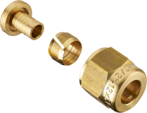 PER compression raccord femelle écrou tournant 'L'EXP.RT' Ø12 F.15x21 lien 1 pièce