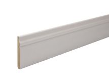 Plinthe style prépeint MDF blanc - long. 2440 mm x larg. 150 mm x ep. 16 mm