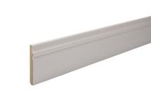 Plinthe style prépeint MDF blanc - long. 2440 mm x larg. 150 mm x ep. 16 mm
