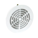 GRILLE A FERMETURE ADAPTABLE POUR TUBE 125 AVEC ANTI INSECTE - FATM125