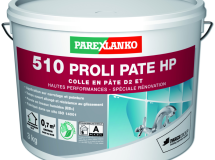 Colle à carrelage en pâte souple D2 hautes performances 510 PROLI PATE HP seau 3kg