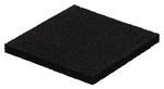 TAPIS DE PROTECTION POUR LAMBOURDE 90 X 90 mm, EPAISS. 8 mm - P/24