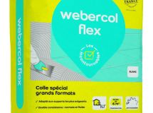 Mortier colle pour carrelage WEBER.COL FLEX blanc sac 25kg