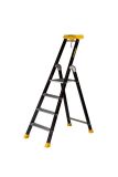 Escabeau aluminium laqué simple MP 4 marches - haut. 2,9m