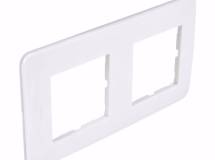 GAMME CASUAL PLAQUE DOUBLE BLANC BRILLANT
