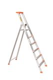 Escabeau aluminium simple PRO 54 6 marches - haut. 3,35m