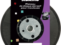 PLATEAU SUPPORT D.180XM14 AVEC ECROU POUR MEULEUSE