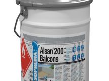 Résine d'imperméabilisation polyuréthane mono composante ALSAN® 200 Balcons gris silex seau de 5kg