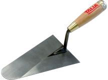 TRUELLE LISSEUSE BOUT ROND SOUDEE 20CM MANCHE BOIS