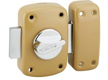 VERROU CORVETTE A BOUTON ET CYLINDRE 60MM 3 CLES