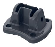 MRT PLATINE POTEAU EASYCLIP GRIS+4CHEVILLE STOCK
