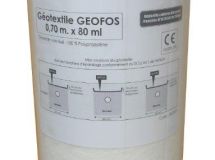 Feutre Géotextile GEOFOS - long. 80m x larg. 0,70m