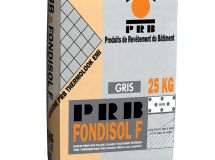 Mortier fibré FONDISOL F gris sac de 25kg