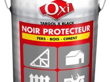 Vernis Brillant NOIR PROTECTEUR TARGOL X BLACK Noir 5 L