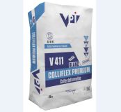 SOL CHAUFFANT ET FAÇADE V411 COLLIFLEX PREMIUM BLANC 25kg