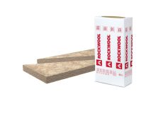 Panneau isolant en laine de roche Deltarock - long. 1,35m x larg. 0,6m x ép. 80mm - R = 2,4