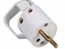 FICHE MALE ANNEAU 16AMP BLANC VRAC