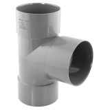 Culotte PVC évacuation 87° femelle/femelle Ø80