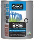 Peinture bois acrylique PE B45 Rouge Pays Basque - pot de 0,5L