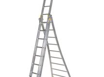 Échelle aluminium transformable T3 3 x 9 marches - haut. 4,85m