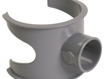 SELLE DE BRANCHEMENT MALE/FEMELLE 90° DIAMETRE 100/32 - USL103