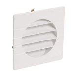 GRILLE EXTERIEURE POUR TUBE DIAMETRE 100 ANTI INSECTE BLANC - 1GETM10B
