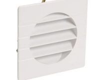 GRILLE EXTERIEURE POUR TUBE DIAMETRE 100 ANTI INSECTE BLANC - 1GETM10B