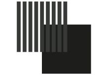 Panneau LATT Matte Black sur Matte Black 169-20x300x2770 1,662M2