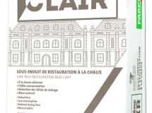Corps d'enduit de façade à la chaux hydraulique monocouche PARLUMIERE CLAIR clair sac de 25kg