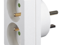 ADAPTATEUR PRISE 2 FICHES 16 AMPERES / SOCL 20 AMPERES