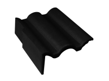 TUILE DE RIVE UNIVERSELLE GAUCHE PLEIN CIEL ROUGE SIENNE