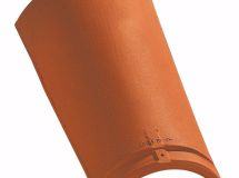 Faîtière à sec sans emboîtement universelle terre cuite Pastel - long. 45 cm x larg. 21 cm