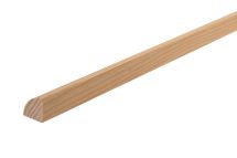 Quart de rond raboté pin - long. 2400 mm x larg. 9,5 mm x ep. 9,5 mm