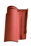 Tuile galleane 12 terre cuite rouge - long. 47,3 cm x larg. 28,5 cm