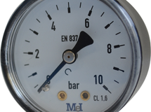 manomètre M.08x13 prise arrière coque 1 pièce