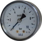 manomètre M.08x13 prise arrière coque 1 pièce