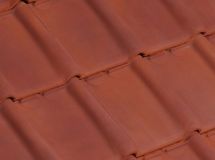 Faîtière à emboîtement terre cuite Losangée Rouge - long. 44 cm