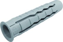 Cheville universelle en nylon polyvalente - diam. 8 mm x long. 40 mm - Boîte de 100