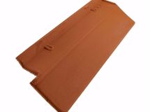 Rive bardelis Romane Évolution terre cuite Rouge Naturel ˗ long. 43,9 cm x larg. 18 cm