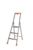 Escabeau aluminium simple PRO 54 3 marches - haut. 2,65m